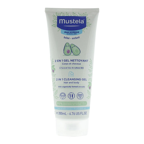 Mustela Mustela 2 In 1 Hair And Body Cleansing Gel 200ml -