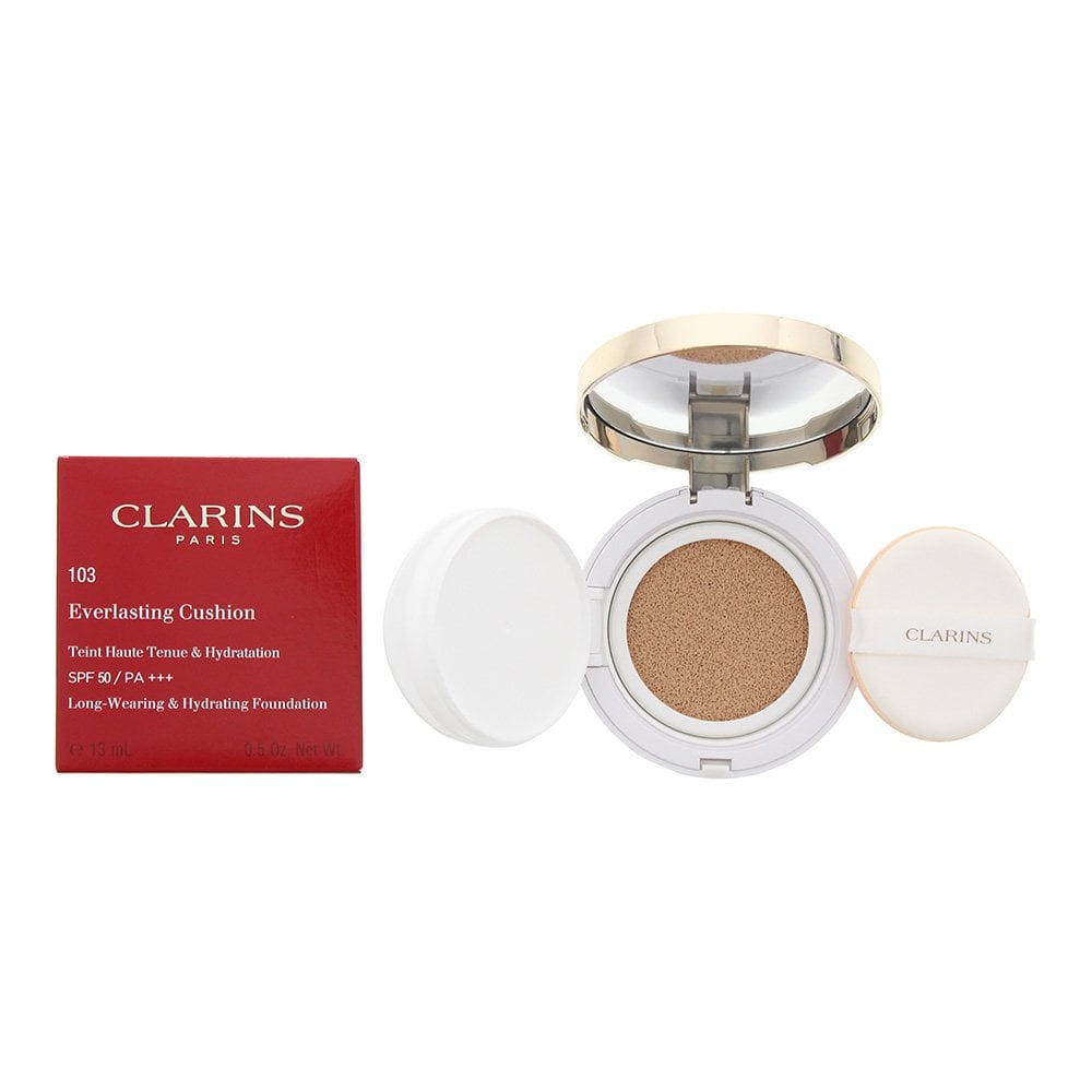 Clarins Clarins Everlasting Cushion Foundation SPF50 Ivory 13ml -103 Ivory -