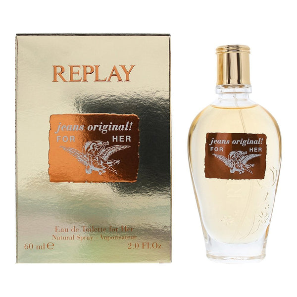 Replay Replay Jeans Original For Her 60ml EDT Spray - Health & Beauty > Personal Care > Cosmetics > Perfumes & Colognes > Eaux De Toilette EDT