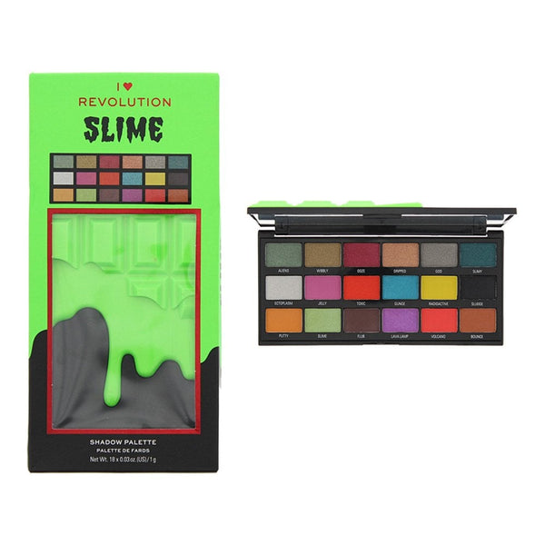 Makeup Revolution Revolution I Heart Revolution Slime Eye Shadow Palette 18 X 1G - Health & Beauty > Personal Care > Cosmetics > Makeup > Eye Makeup > Eye Shadows Eye Shadow Palette