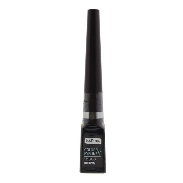 Isadora Isadora Colorful Liquid Eyeliner 3.7ml - 12 Dark Brown - Health & Beauty > Personal Care > Cosmetics > Makeup > Eye Makeup > Eyeliner Eyeliner