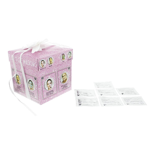 Skin Treats Skin Treats 7-Window Clay Advent Calendar Box Pink Gift Set 7 X Clay Face Mask 8G - Face Mask