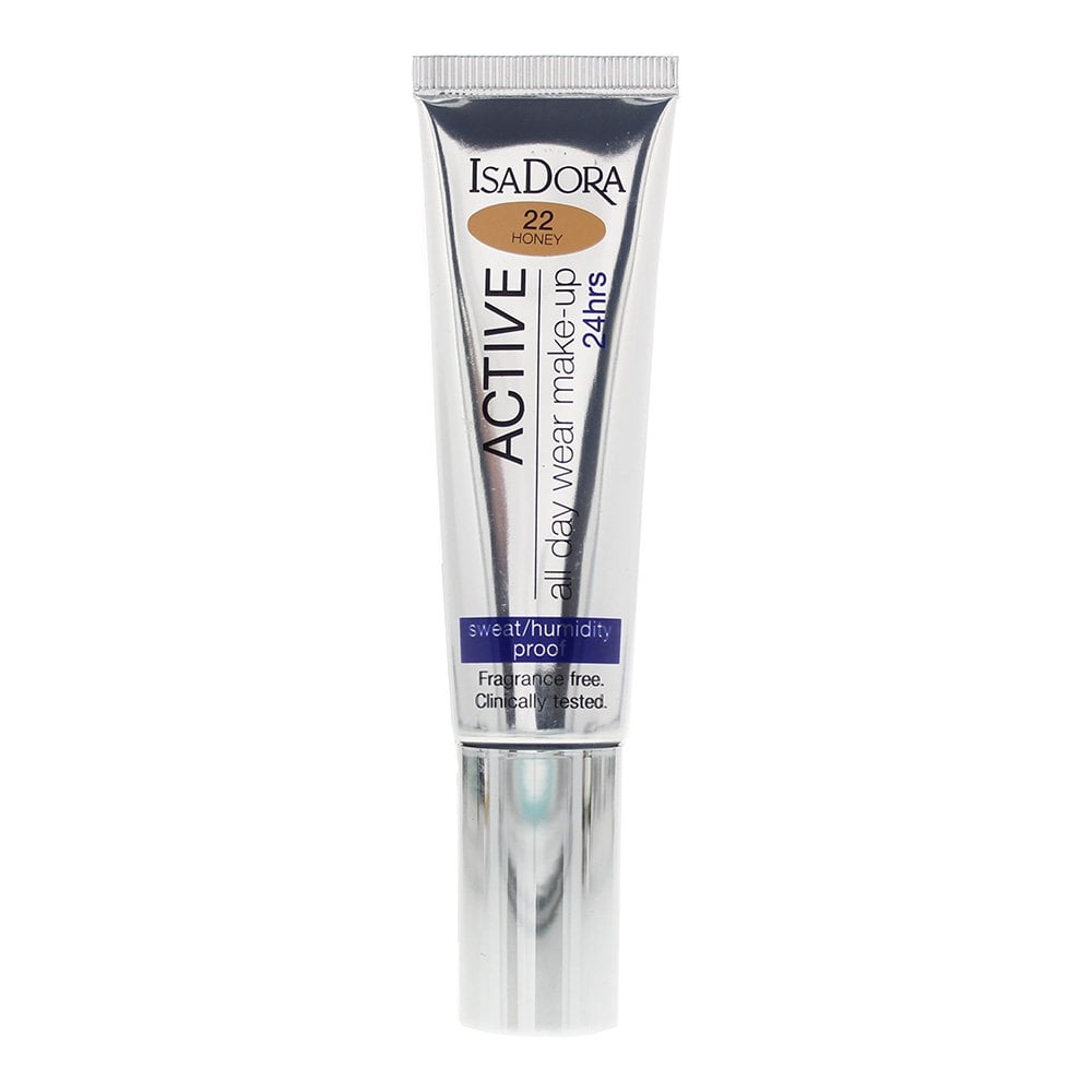 IsaDora Isadora Active 24H Foundation 35ml - 22 Honey - Health & Beauty > Personal Care > Cosmetics > Makeup > Face Makeup > Foundations & Concealers Foundation
