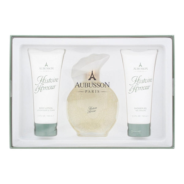 Aubusson Aubusson Histoire Damour Gift Set: 100ml EDP Spray - Body Lotion 100ml - Shower Gel 100ml - Health & Beauty > Personal Care > Cosmetics > Perfumes & Colognes Gift Set