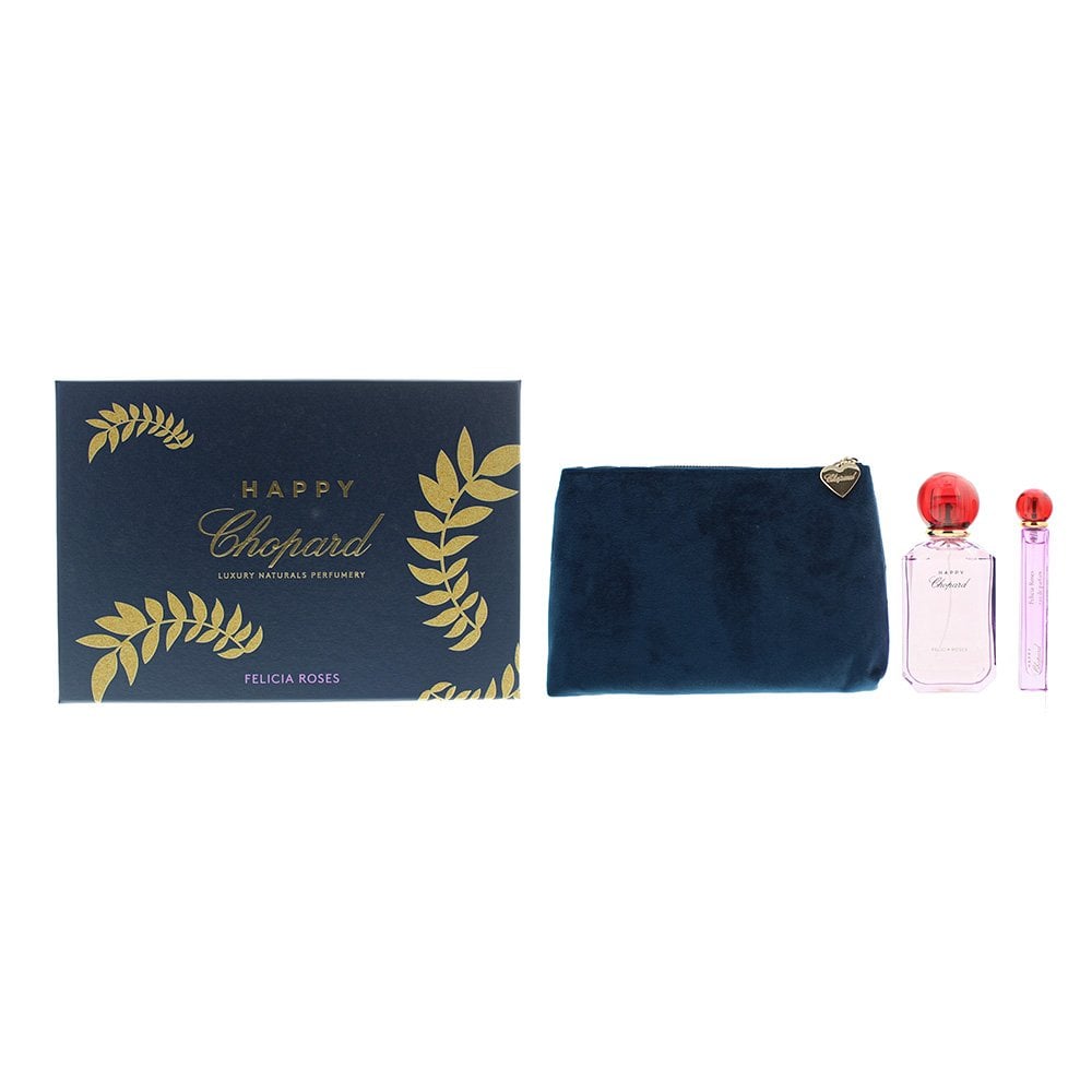 Chopard Chopard Happy Chopard Felicia Roses Gift Set 100ml EDP Spray + 10Ml EDP + Pouch - Health & Beauty > Personal Care > Cosmetics > Perfumes & Colognes Gift Set
