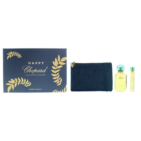 Chopard Chopard Happy Chopard Lemon Dulci Gift Set 100ml EDP Spray + 10ml EDP + Pouch -