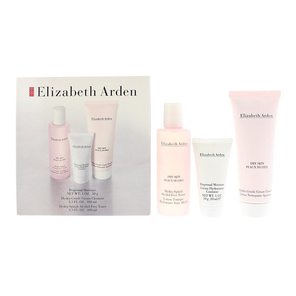 Elizabeth Arden Elizabeth Arden Gift Set: Perpetual Moisture Cream 30G - Dry Skin Gydra-Gentle Cream Cleanser 100ml - Dry Skin Gydra-Splash Toner 100ml -
