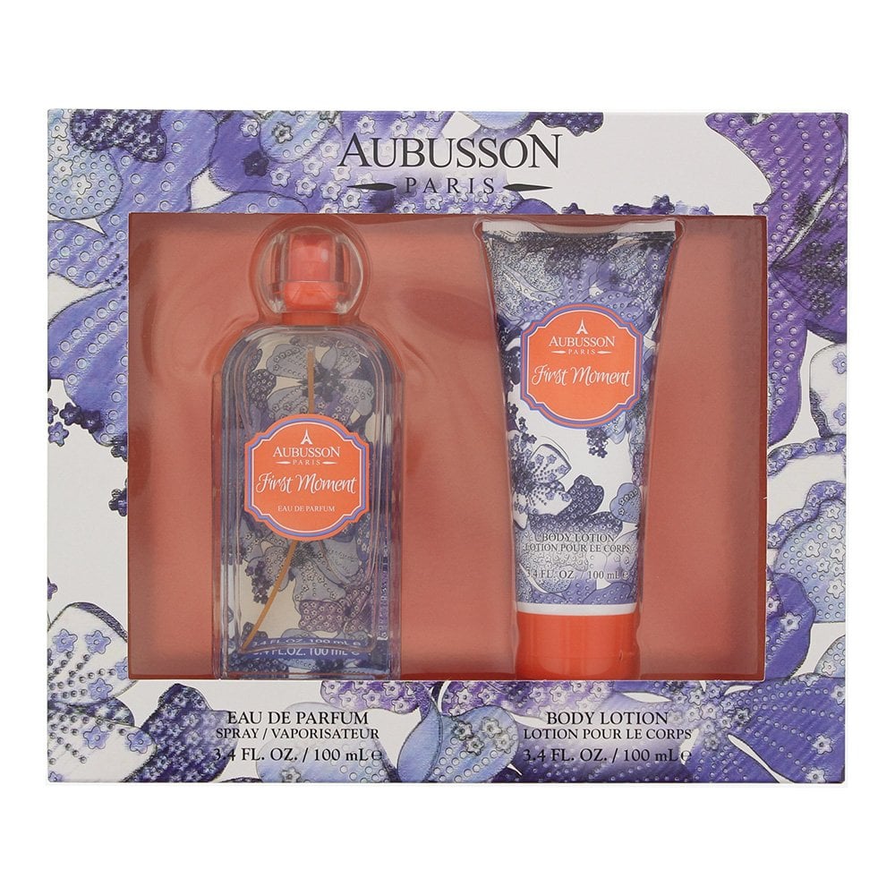 PARFUMS AUBUSSON Parfums Aubusson First Moment Gift Set 100ml EDP Spray + 100ml Body Lotion -