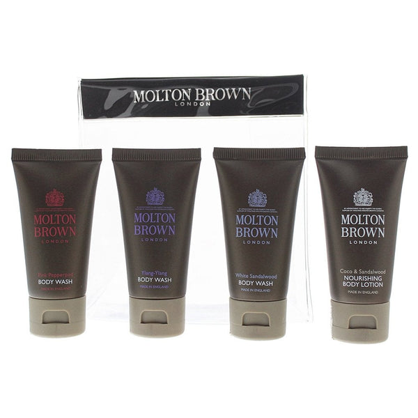 Molton Brown Molton Brown Gift Set: Coco Sandalwood B/L 30ml - Ylang Ylang B/W 30ml - White Sandalwood B/W 30ml - Pink Pepperpod B/W 30ml - Health & Beauty > Personal Care > Cosmetics > Perfumes & Colognes Gift Set