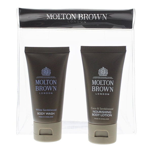 Molton Brown Molton Brown Gift Set: Coco Sandalwood Body Lotion 30ml - White Sandalwood Body Wash 30ml - Health & Beauty > Personal Care > Cosmetics > Perfumes & Colognes Gift Set