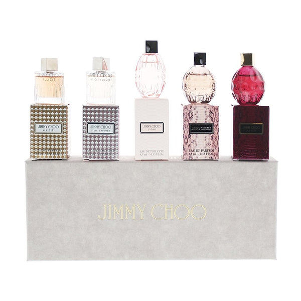 Jimmy Choo Jimmy Choo Mini Set - 5 X 4.5ml Leau - Illicit Flower - Fever - Illicit - Jimmy Choo - Health & Beauty > Personal Care > Cosmetics > Perfumes & Colognes Gift Set