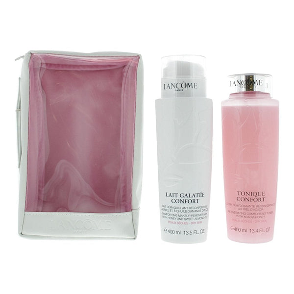 Lancome Lancome Galantee Confort Gift Set: Make-Up Remover Milk 400ml - Toner 400ml - Bag - Health & Beauty > Personal Care > Cosmetics > Perfumes & Colognes Gift Set