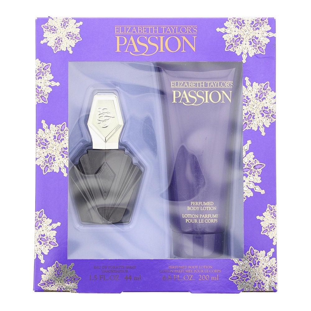 Elizabeth Taylor Elizabeth Taylor Passion Gift Set 44ml EDT Spray + 200ml Body Lotion -