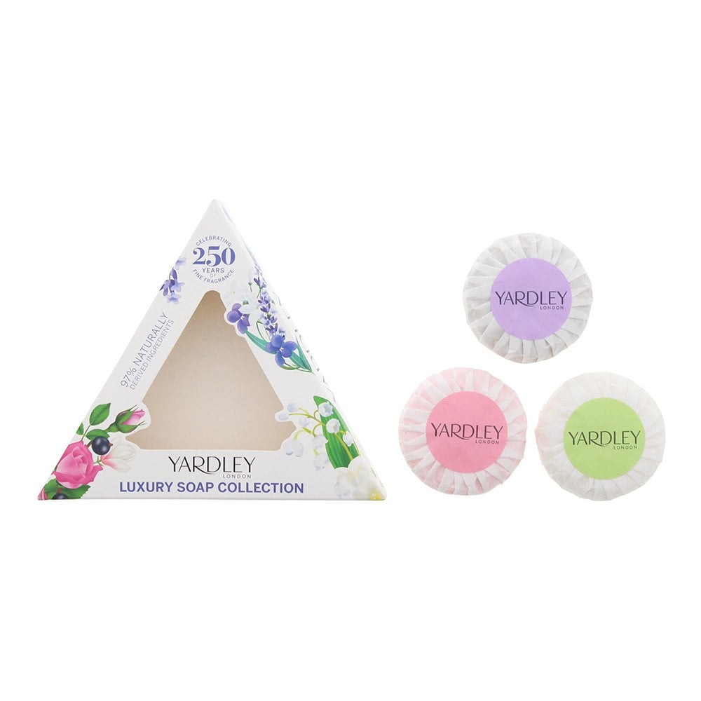 Yardley Yardley Gift Set: English Lavender Soap 50G - English Rose Soap 50G - Lily Of The Valley Soap 50G -