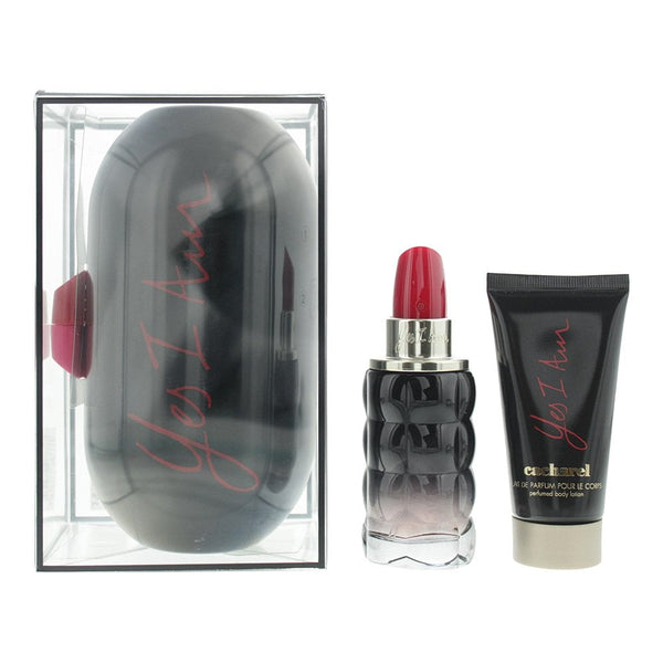 Cacharel Cacharel Yes I Am Gift Set 50ml EDP Spray + 50ml Body Lotion 50ml + Case - Health & Beauty > Personal Care > Cosmetics > Perfumes & Colognes Gift Set