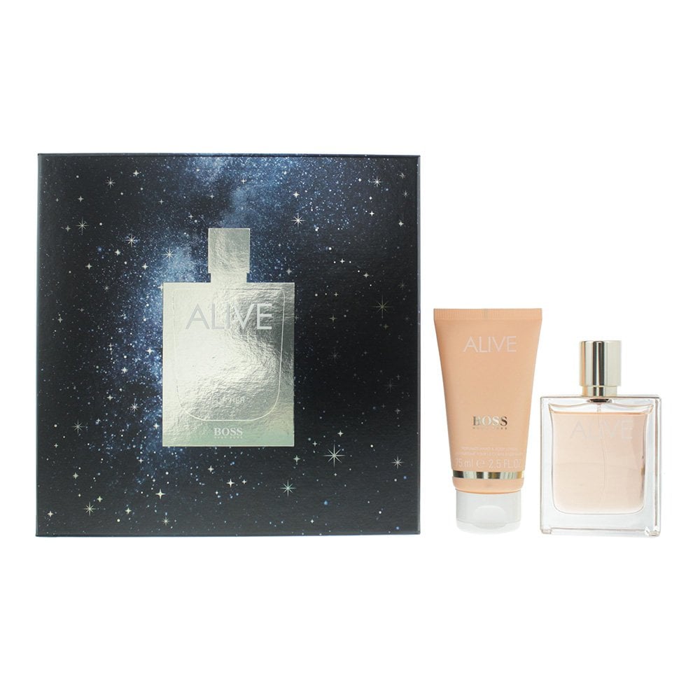 Hugo Boss Hugo Boss Alive Gift Set 50ml EDP Spray + 75ml Body Lotion - Health & Beauty > Personal Care > Cosmetics > Perfumes & Colognes Gift Set