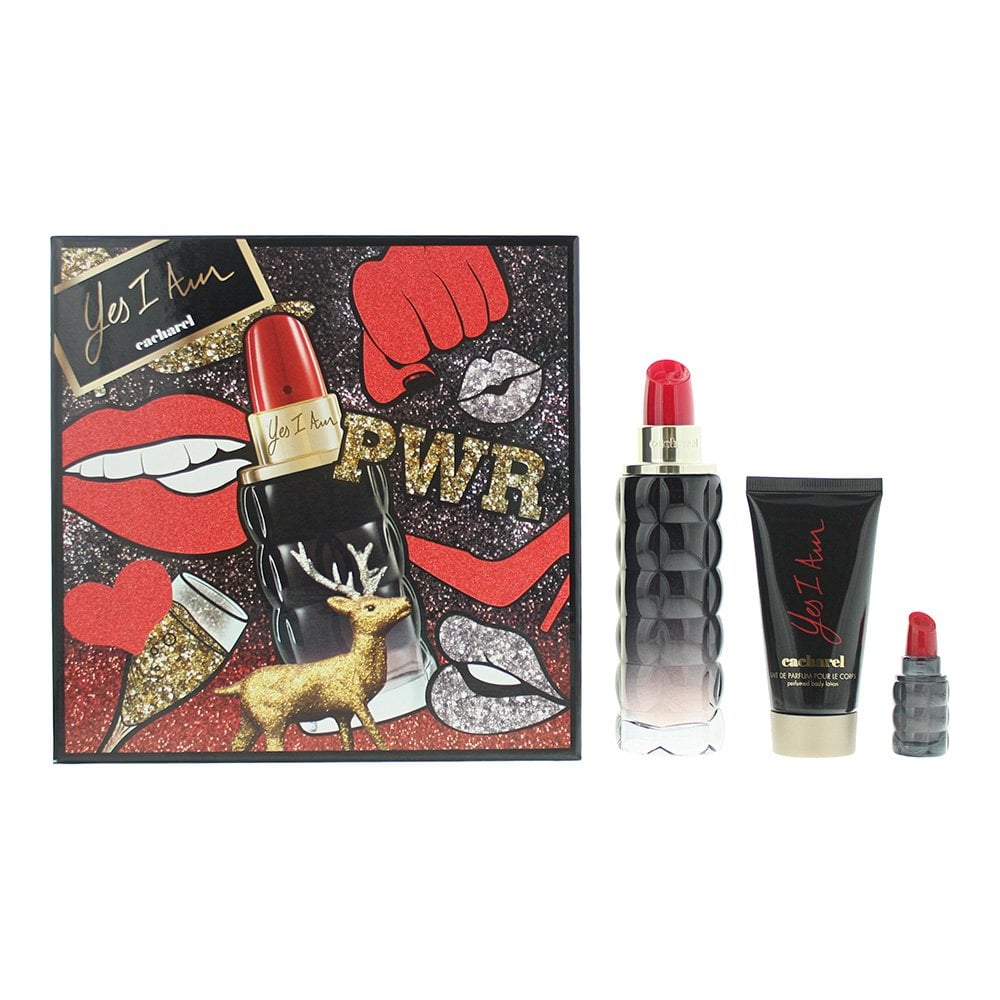 Cacharel Cacharel Yes I Am Gift Set 75ml EDP + 5ml EDP + 50ml Body Lotion -