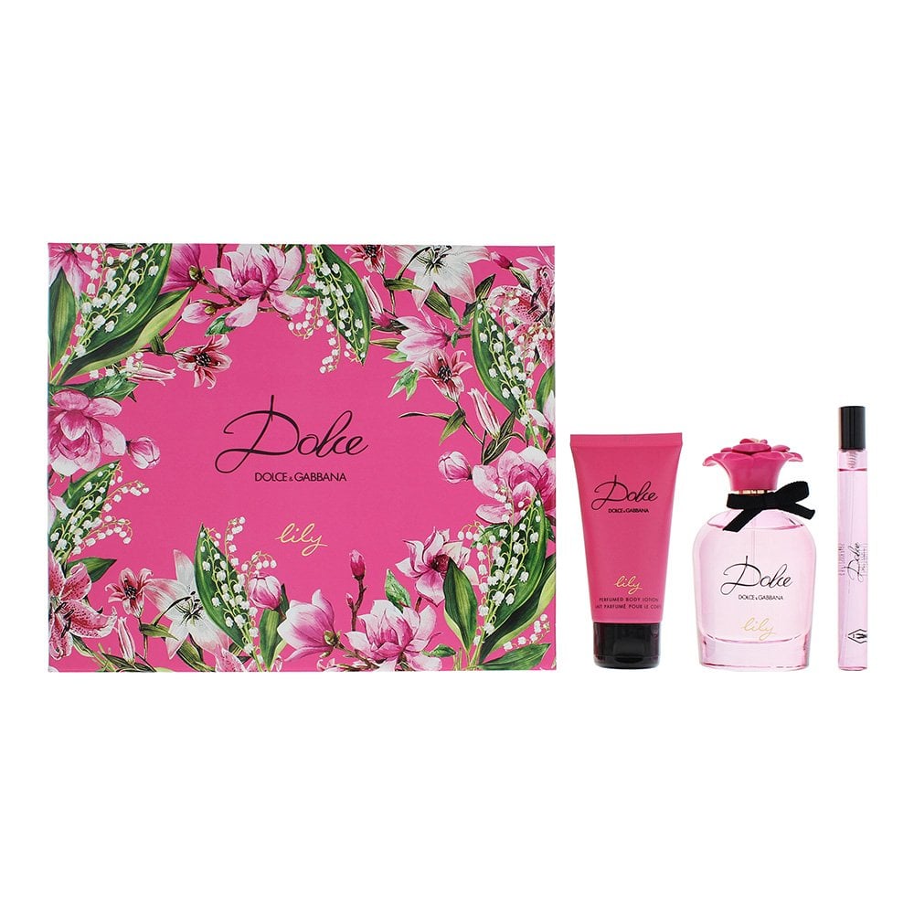 Dolce & Gabbana D&G Dolce Lily Gift Set: EDT 75ml - EDT 10ml - Body Lotion 50ml - Health & Beauty > Personal Care > Cosmetics > Perfumes & Colognes Gift Set