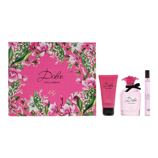 Dolce & Gabbana D&G Dolce Lily Gift Set: EDT 75ml - EDT 10ml - Body Lotion 50ml - Health & Beauty > Personal Care > Cosmetics > Perfumes & Colognes Gift Set