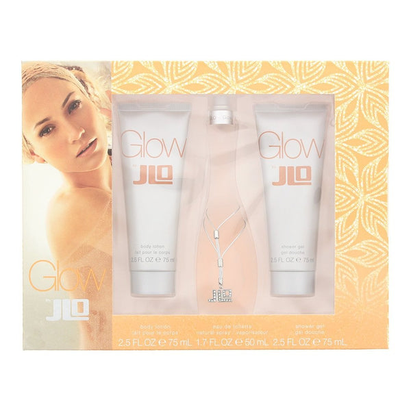 Jennifer Lopez Jennifer Lopez Glow Gift Set: 50ml EDT Spray - Body Lotion 75ml - Shower Gel 75ml - Health & Beauty > Personal Care > Cosmetics > Perfumes & Colognes Gift Set