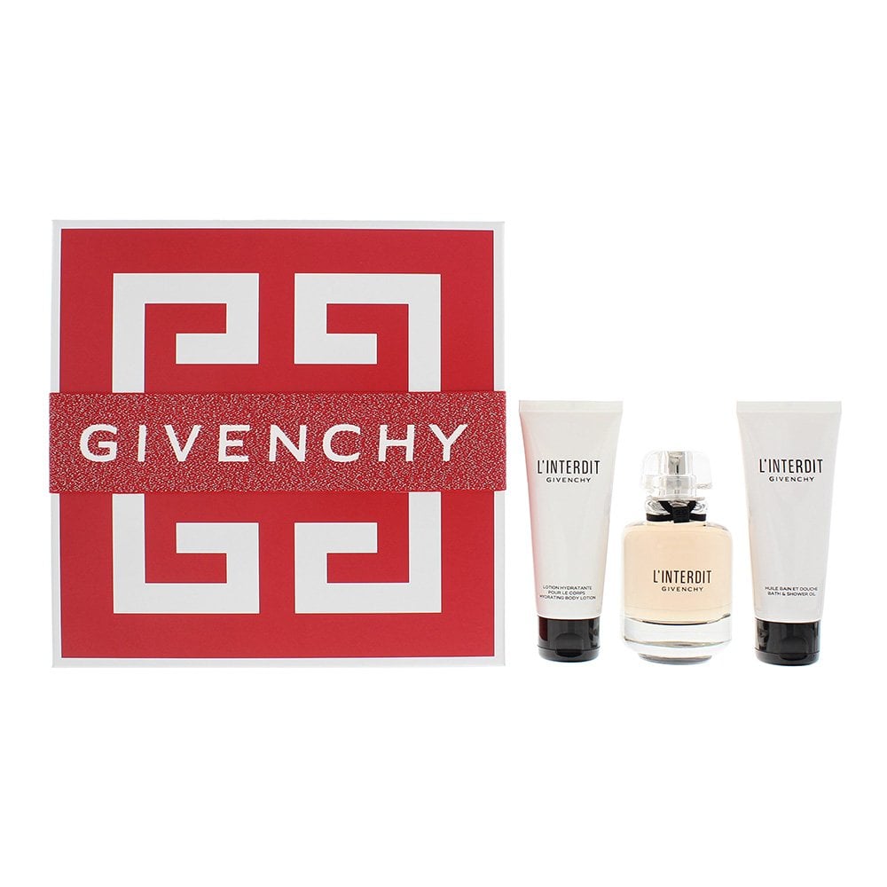 Givenchy Givenchy Linterdit Gift Set 80Ml EDP + 75ml Body Lotion + 75ml Shower Oil - Health & Beauty > Personal Care > Cosmetics > Perfumes & Colognes Gift Set