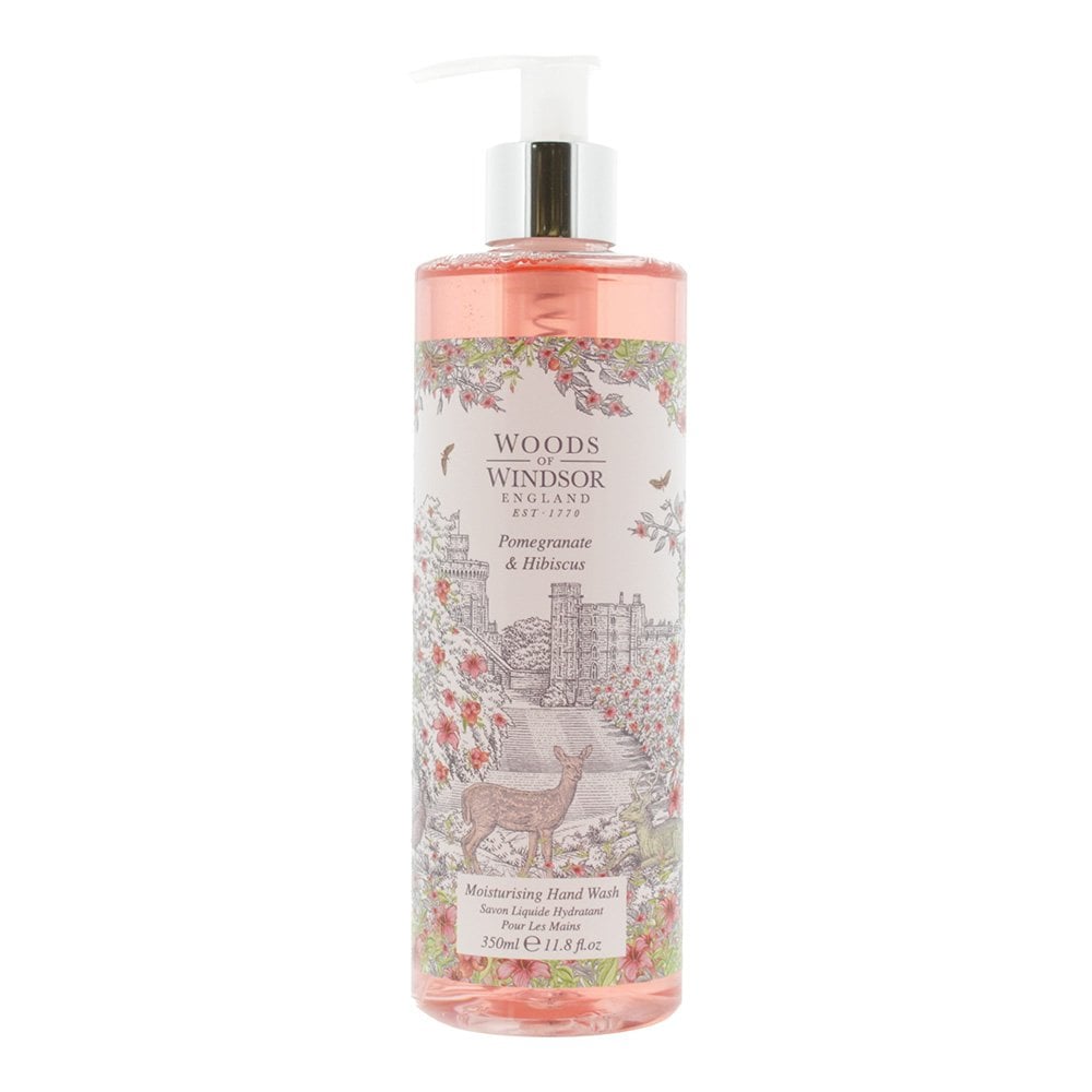Woods of Windsor Woods Of Windsor Pomegranate And Hibiscus Hand Wash 350ml - Health & Beauty > Personal Care > Cosmetics > Bath & Body > Liquid Hand Soap