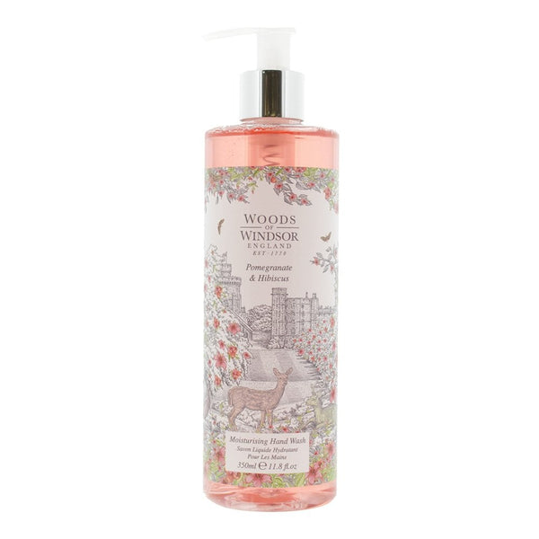 Woods of Windsor Woods Of Windsor Pomegranate And Hibiscus Hand Wash 350ml - Health & Beauty > Personal Care > Cosmetics > Bath & Body > Liquid Hand Soap