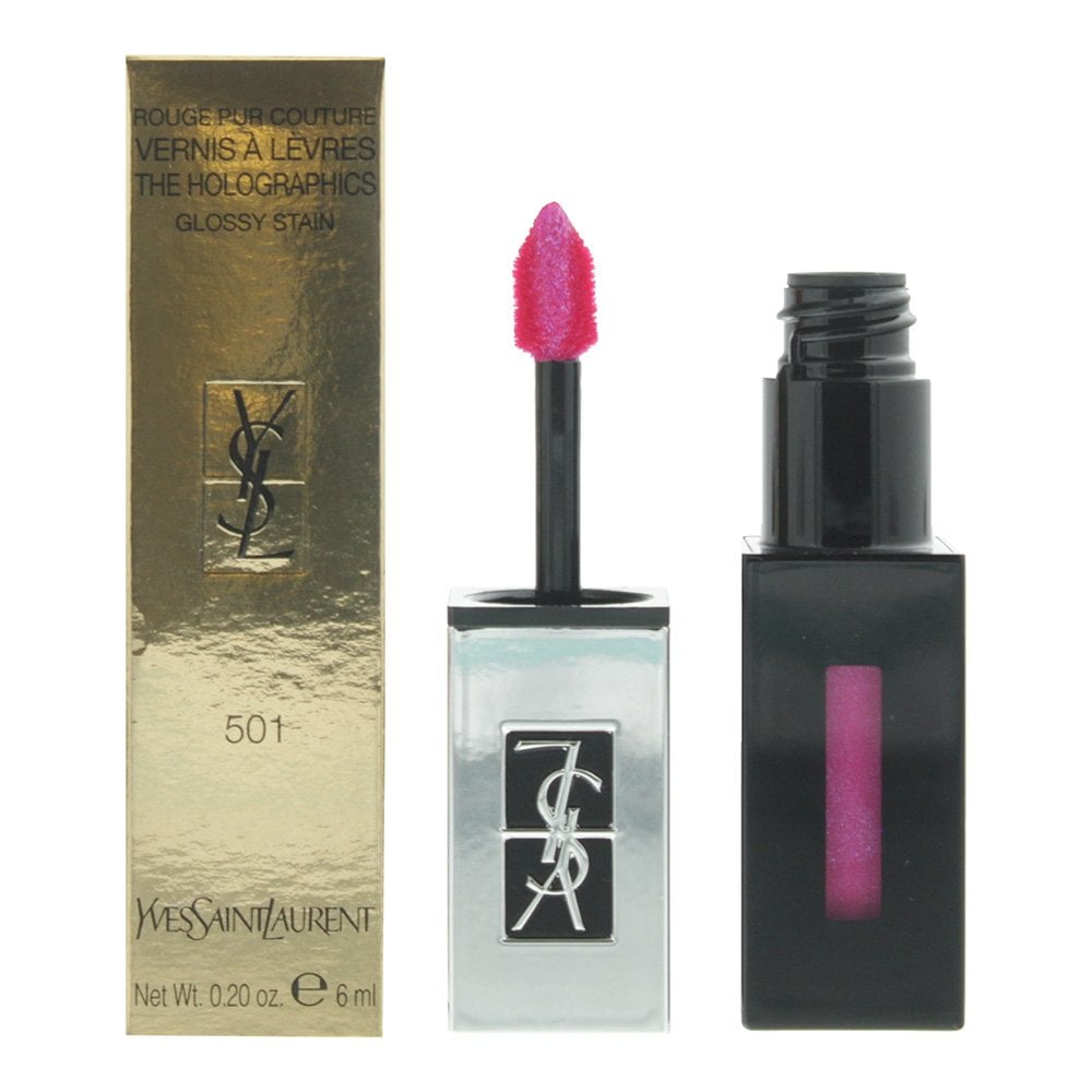 YSL YSL Couture The Holographics Glossy Lip Stain 6ml - 501 Arcade Pink -