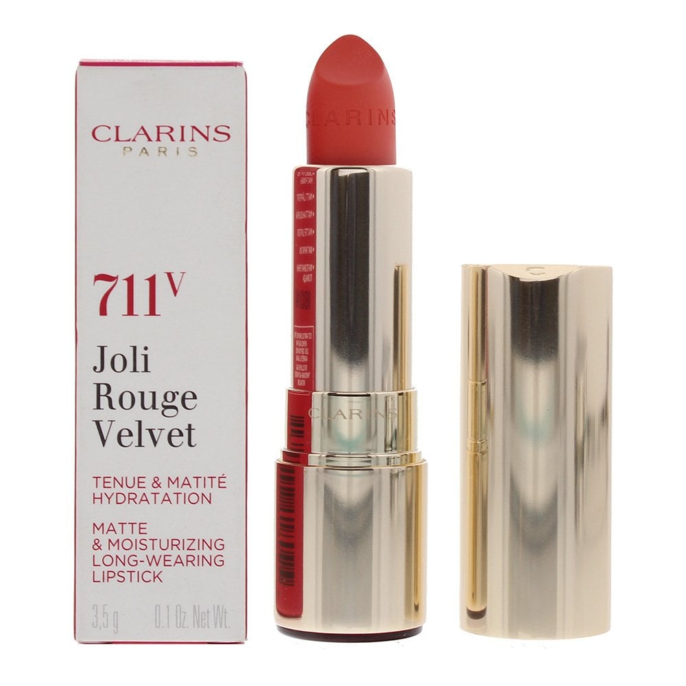 Clarins Clarins Joli Rouge Velvet Matte And Moisturizing Lipstick - 711V Papaya - Health & Beauty > Personal Care > Cosmetics > Makeup > Lip Makeup > Lipsticks Lipstick