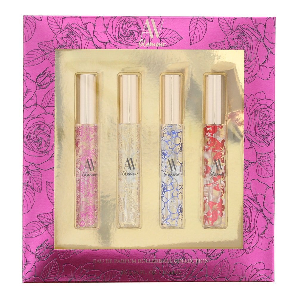 Direct Beauty Adrienne Vittadini Glamour Gift Set Miniatures 4 X 10ml Rollerball -