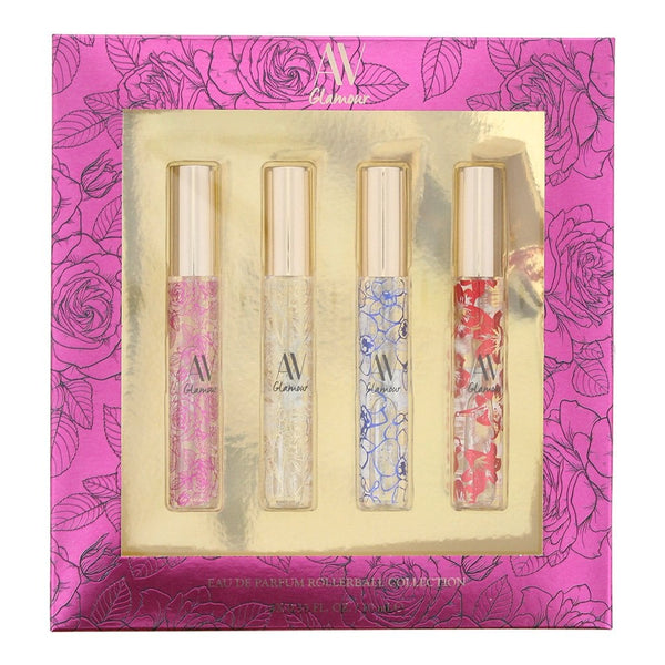 Direct Beauty Adrienne Vittadini Glamour Gift Set Miniatures 4 X 10ml Rollerball -
