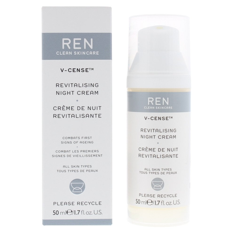 Ren Ren V-Cense Revitalising All Skin Types Night Cream 50ml -