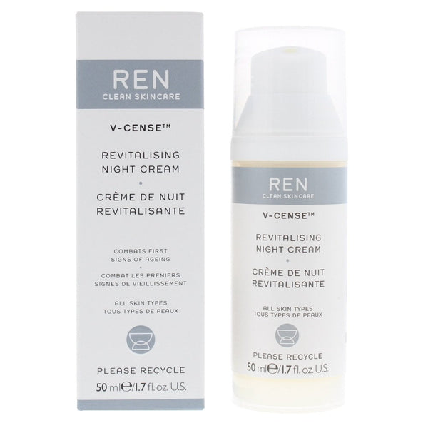 Ren Ren V-Cense Revitalising All Skin Types Night Cream 50ml -