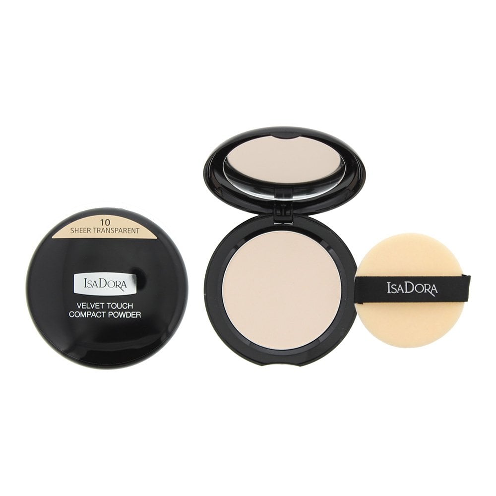 IsaDora Isadora Velvet Touch Compact Powder 10G - 10 Sheer Transparent -