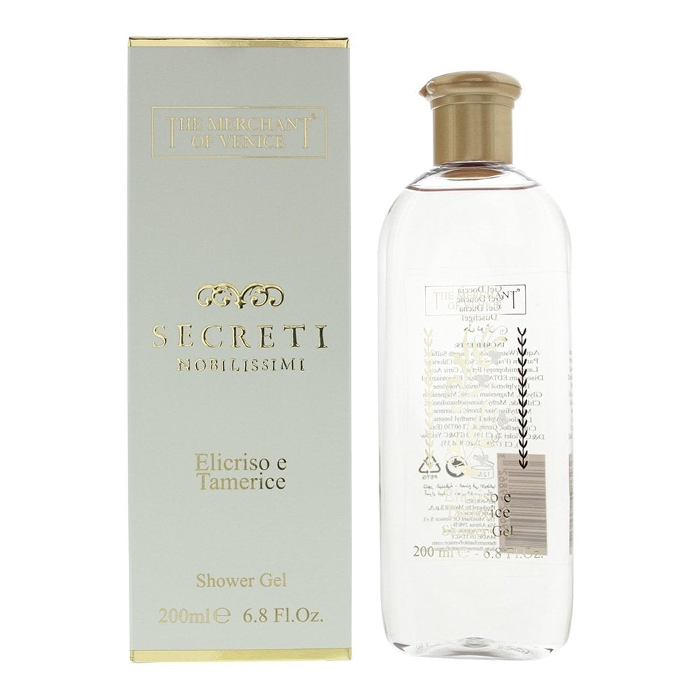 The Merchant Of Venice The Merchant Of Venice Elicriso E Tamerice Shower Gel 200ml - Health & Beauty > Personal Care > Cosmetics > Bath & Body > Body Wash Shower Gel