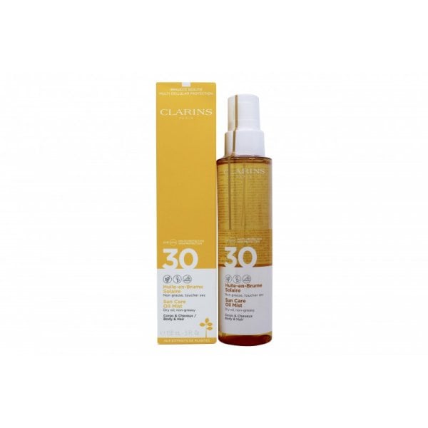 Clarins Clarins Sun Care Oil Mist SPF30 Body And Hair 150ml - Health & Beauty > Personal Care > Cosmetics > Perfumes & Colognes > Body Mists Mist