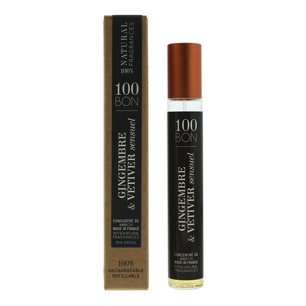 100Bon 100Bon Gingembre & Vetiver Sensuel Refillable 15ml EDP Spray - Health & Beauty > Personal Care > Cosmetics > Perfumes & Colognes > Eaux de Parfum Fragrance