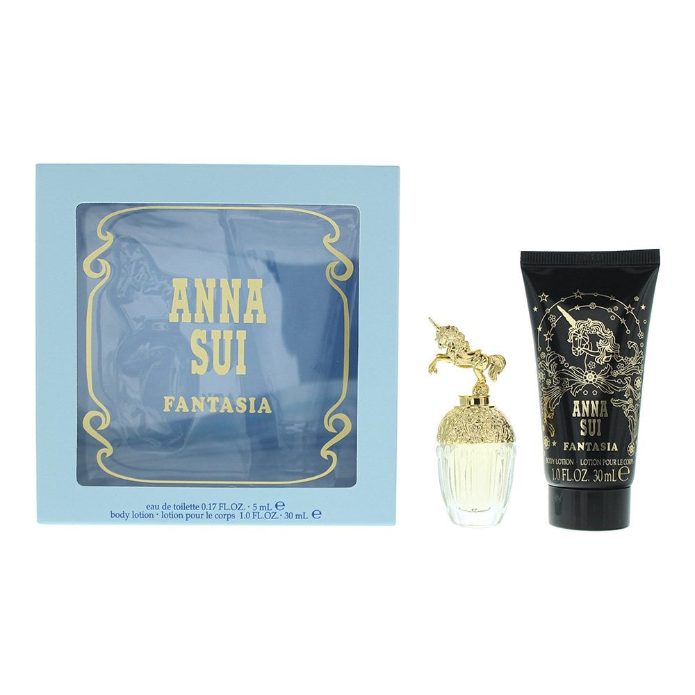 Anna Sui Anna Sui Fantasia Gift Set: 5Ml EDT Spray + Body Lotion 30ml -