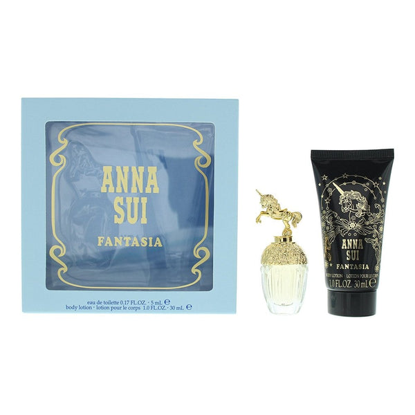 Anna Sui Anna Sui Fantasia Gift Set: 5Ml EDT Spray + Body Lotion 30ml -
