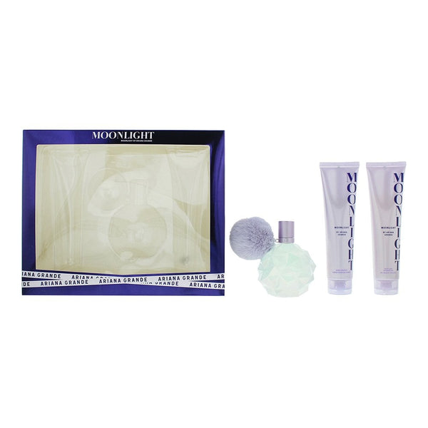 Ariana Grande Ariana Grande Moonlight Gift Set: 100 EDP Spray + Body Souffle 100ml + Bath & 100ml Shower Gel - Health & Beauty > Personal Care > Cosmetics > Perfumes & Colognes EDP