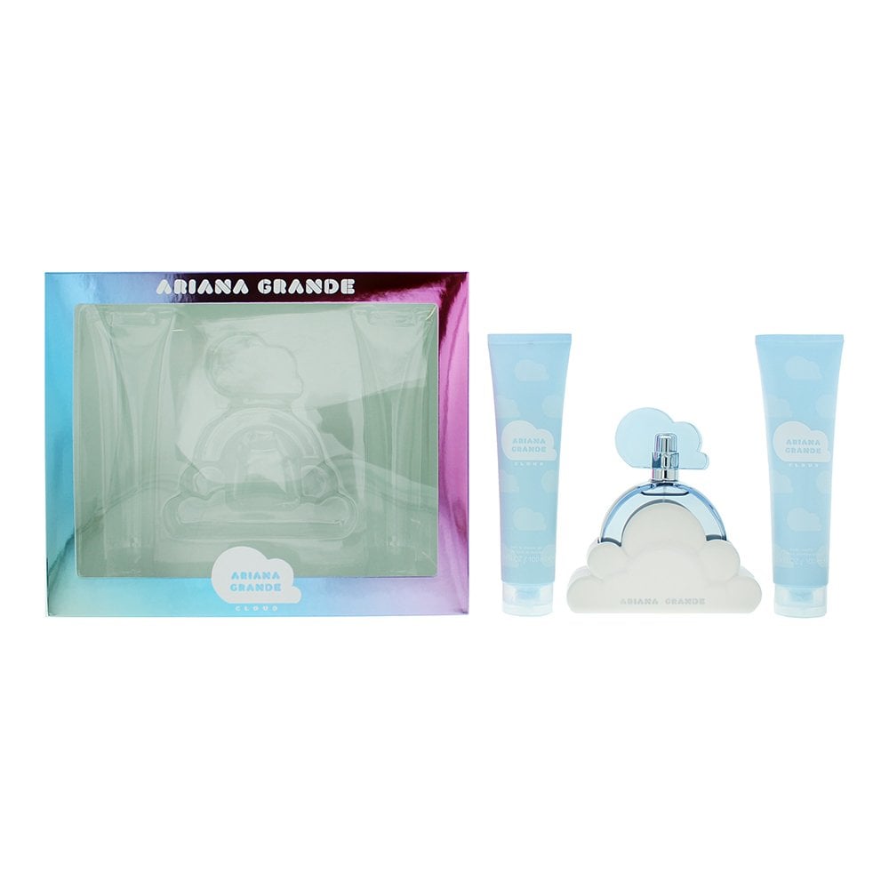 Ariana Grande Ariana Grande Cloud Gift Set 100ml EDP Spray + 100ml Souffle + 100ml Shower Gel - Health & Beauty > Personal Care > Cosmetics > Perfumes & Colognes EDP