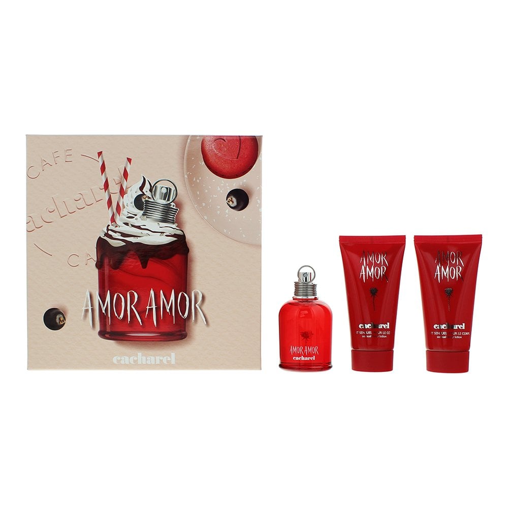 CACHAREL Cacharel Amor Amor Gift Set: 50ml EDT Spray + 2 X Body Lotion 50ml - Health & Beauty > Personal Care > Cosmetics > Perfumes & Colognes EDT
