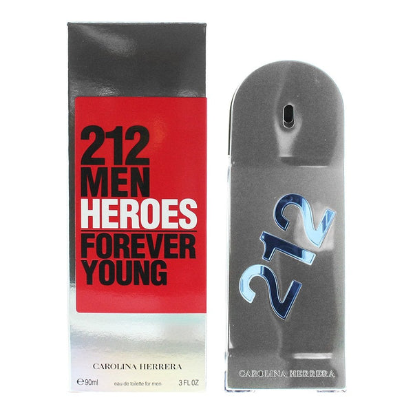 Carolina Herrera Carolina Herrera 212 Men Heroes Forever Young 90ml EDT Spray - Health & Beauty > Personal Care > Cosmetics > Perfumes & Colognes > Eaux De Toilette EDT