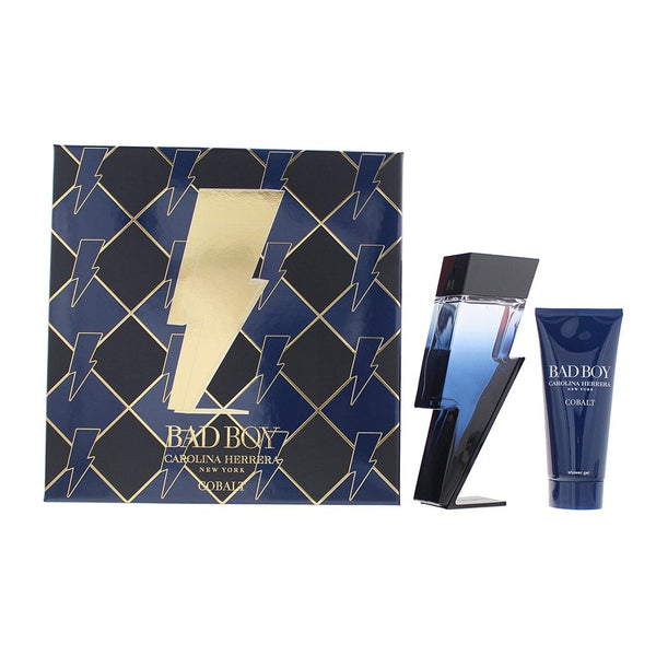 Carolina Herrera Carolina Herrera Bad Boy Cobalt Gift Set 100ml EDP Spray + 100ml Shower Gel - Health & Beauty > Personal Care > Cosmetics > Perfumes & Colognes EDP