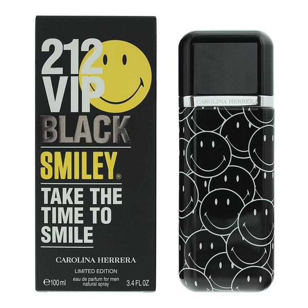 Carolina Herrera Carolina Herrera 212 Vip Black Smiley Limited Edition 100 EDP Spray - Health & Beauty > Personal Care > Cosmetics > Perfumes & Colognes > Eaux de Parfum EDP