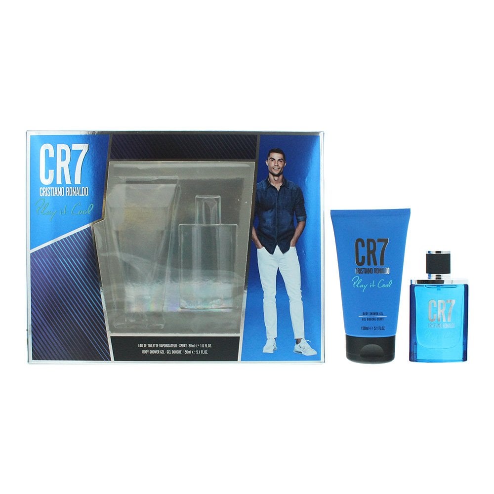 Cristiano Ronaldo CR7 Play It Cool Gift Set: 30ml EDT Spray + 150ml Shower Gel