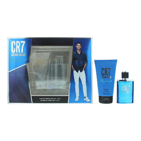 Cristiano Ronaldo CR7 Play It Cool Gift Set: 30ml EDT Spray + 150ml Shower Gel