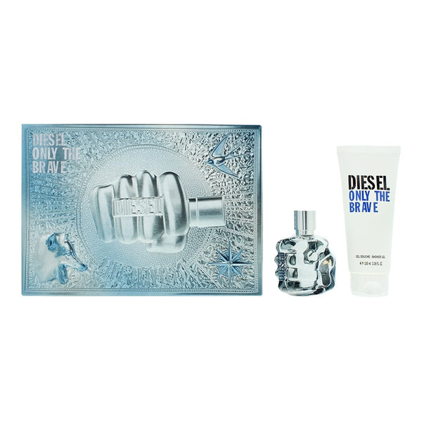 Diesel Diesel Only The Brave Gift Set: 50ml EDT Spray + 100ml Shower Gel - Health & Beauty > Personal Care > Cosmetics > Perfumes & Colognes EDT