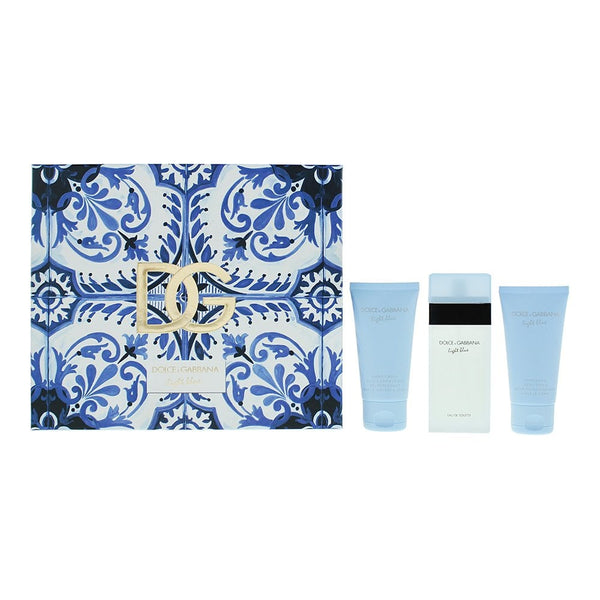 Dolce & Gabbana Dolce & Gabbana Light Blue Gift Set: 50ml EDT Spray + 50ml Shower Gel + Body Cream 50ml - Health & Beauty > Personal Care > Cosmetics > Perfumes & Colognes EDT