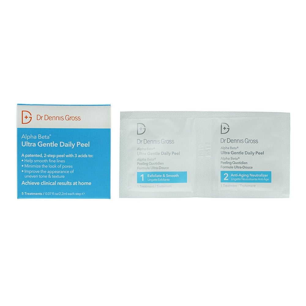 Dr Dennis Gross Dr Dennis Gross Alpha Beta Ultra Gentle 2-Step Daily Peel - 5 Treatments/2.2ml Each Step - Health & Beauty > Personal Care > Cosmetics .